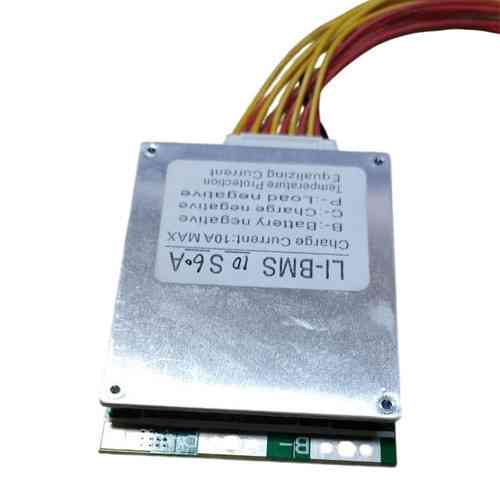 BMS контролер 10S 60А 36В плата захисту Li ion з балансиром заряд 10А розряд 60А для акумулятора 10 елементів Київ