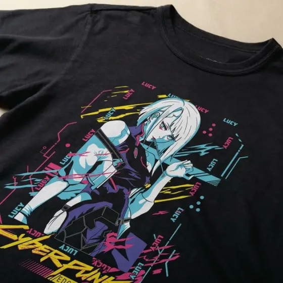 Футболка для підлітка хлопчика з принтом Cyber Punk Lucy Розмір 160 Anime11026 Дніпро