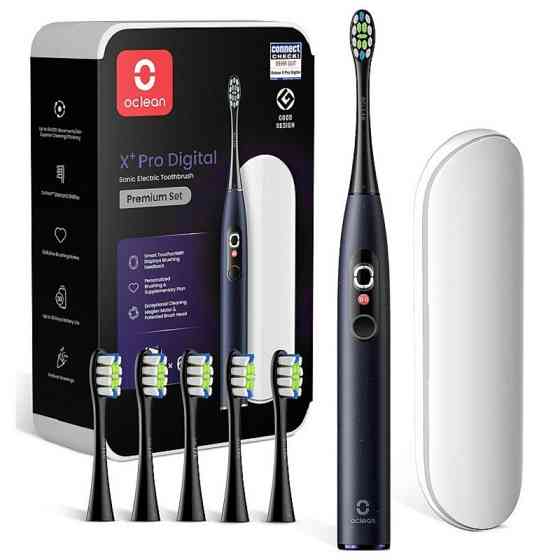 Розумна зубна електрощітка Oclean X Plus Pro Digital Blue (6970810556186) ( 16151 ) Харьков