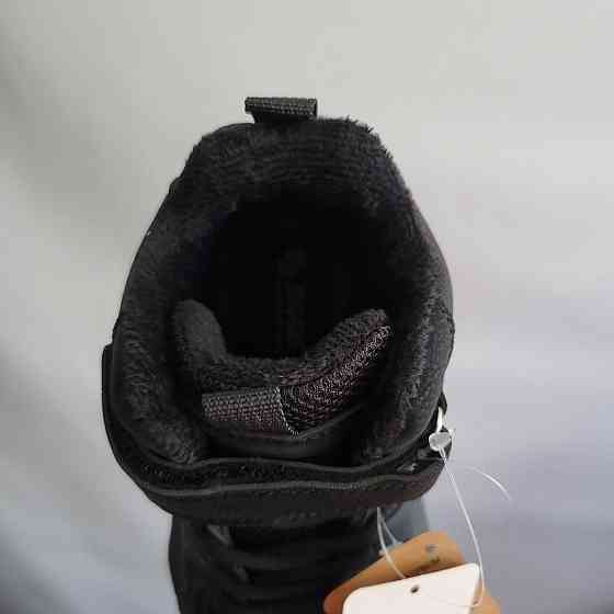 Хайтопы на флисе для мальчика подростка черные 32,34,36,37 Николаев