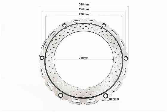 Гальмівний диск передній MAX Київ