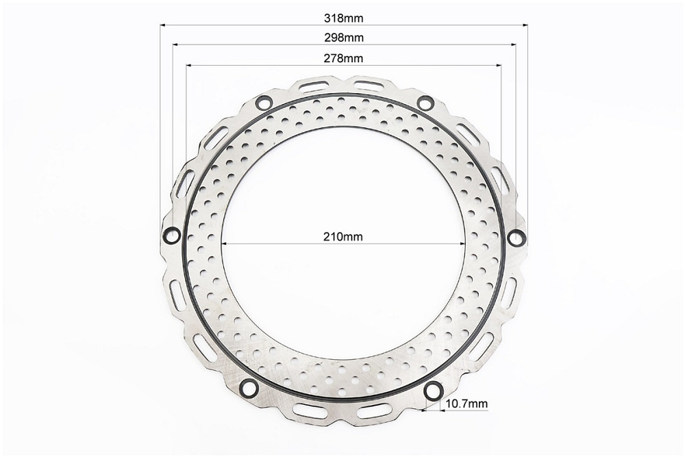 Гальмівний диск передній MAX Київ - фото 2