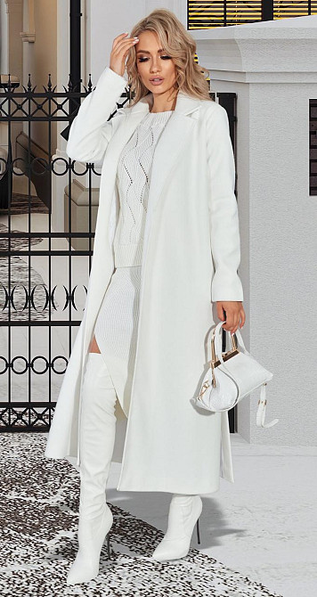 Кашемірове пальто з розрізами Київ - фото 1