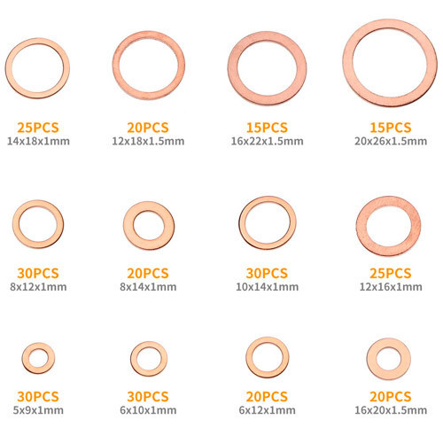 Набор медных колец для ремонта, 280 шт. Киев - изображение 7