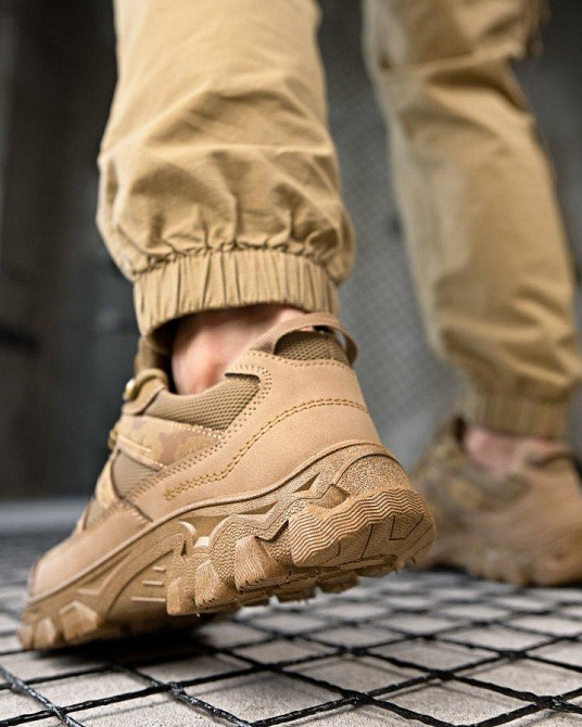 Демісезоннім мілітарі кросівки кайот мульт ПП7821 Одеса - фото 6