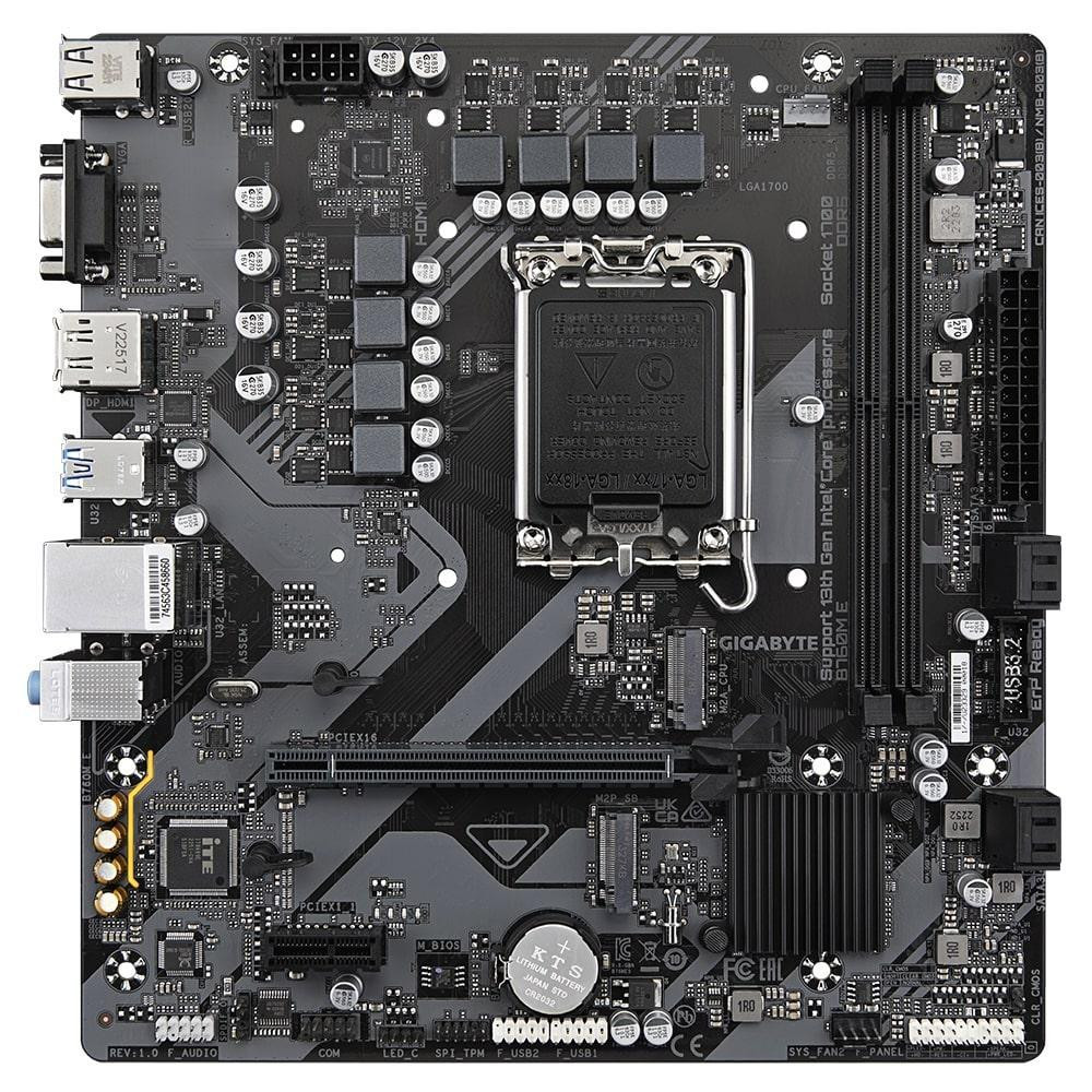 Материнська плата Gigabyte B760M E Socket 1700 microATX Харків - фото 2