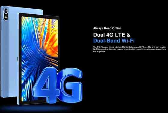 Планшет: Doogee T10 PLUS .20Gb. (8+12) /256Gb. 2K, 8250Ma. Dual SIM LTD.Квадро звук! Киев