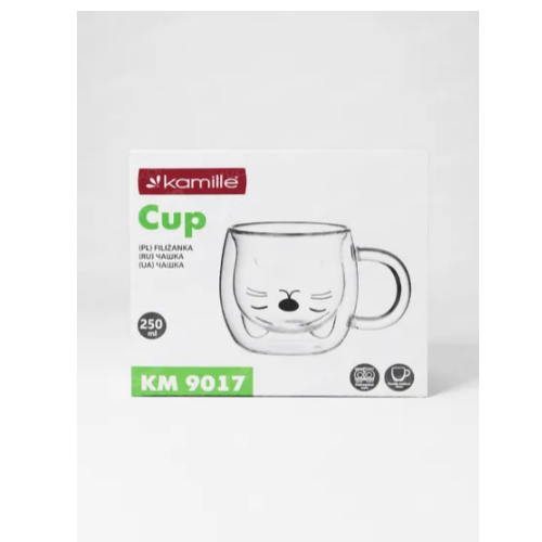 Чашка 250 мл скло 9017 KAMILLE Житомир - фото 7
