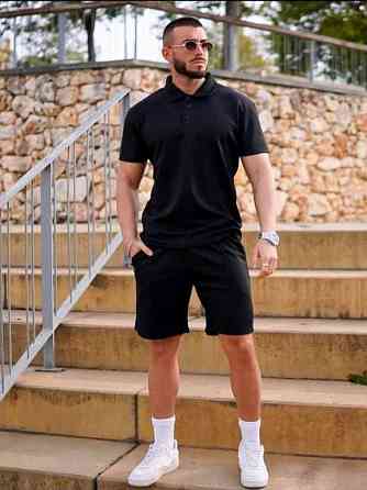 Чоловічий стильний повсякденний літній костюм трикотаж двонитка Одеса