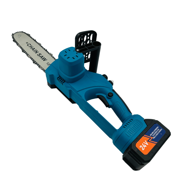 Акумуляторна ланцюгова пилка Chain Saw 12'' DOMOTEC 8485 – надійна та автономна, для саду та дачі Київ - фото 4