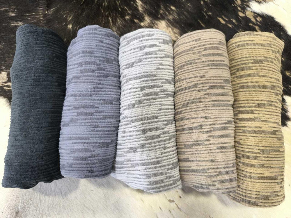 Универсальный натяжной чехол на стул со спинкой жаккард абстракция милано Royan 0090 Белая Церковь - изображение 4