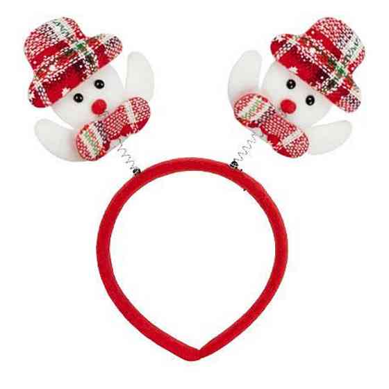 Обідок новорічний "Сніговик" 2505-SP-3 розмір 22,5 см Вінниця