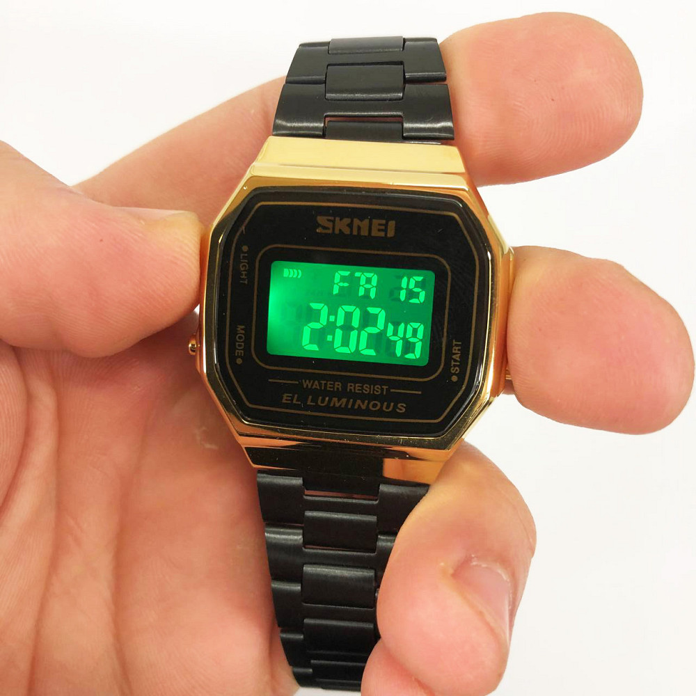 Годинник вінтажний на ланцюжку, Простий електронний наручний годинник чоловічий retro vintage KC-62 Івано-Франківськ - фото 3