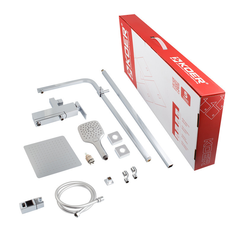 Душова колона зі змішувачем KOER KB-56039-01 3 функції (Колір хром) (KR5995)   ( 21009 ) Харків - фото 10