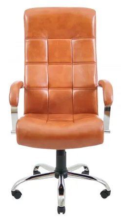 Офісне Крісло Керівника Richman Virginia Titan Cognac Хром М3 MultiBlock Коричневий Київ