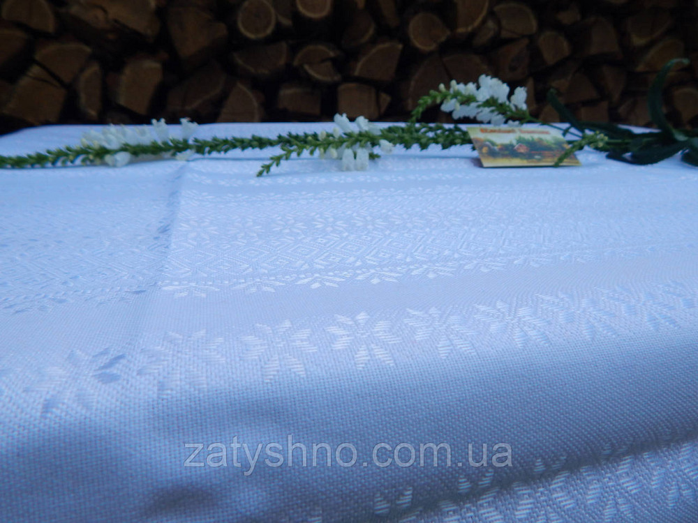 Біла скатертина бавовна Київ - фото 5