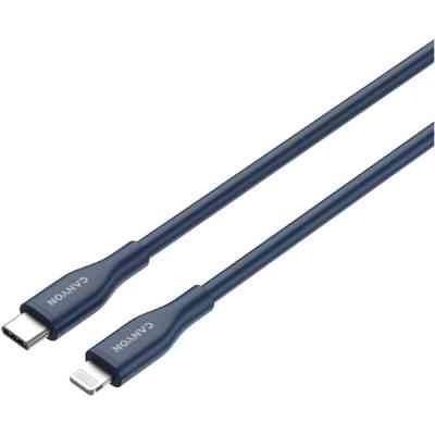 Дата кабель USB-C to Lightning 1.0m CLNM60 C-L 60W MFI Silicon Blue Canyon (CNS-CLNM60SC10DB) Вінниця