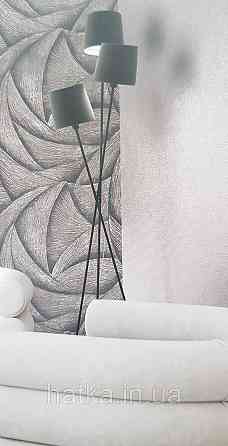 Шпалери вінілові на флізеліні Ritus Marburg метрові однотонні структурні сірі Київ