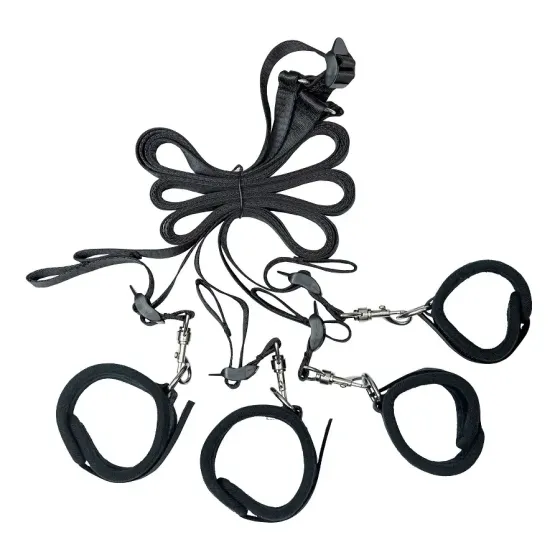 Розтяжка на ліжко Punishment - 5-Piece Bed Restraint Kit - Black Львів