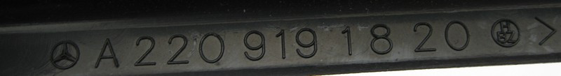Mercedes-Benz  A2209191820 9B51 Внутрішня передня кришка санки правого сидіння антрацит S-Class W220 Одесса - изображение 2