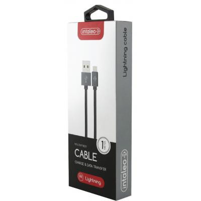 Дата кабель USB 2.0 AM to Lightning 1.0m CBGNYL1 grey Intaleo (1283126477652) Вінниця - фото 2