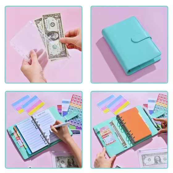 Блокнот-планер финансовый формат А6,планер бюджета и хранения денег,органайзер для ведения учётов Каменец-Подольский