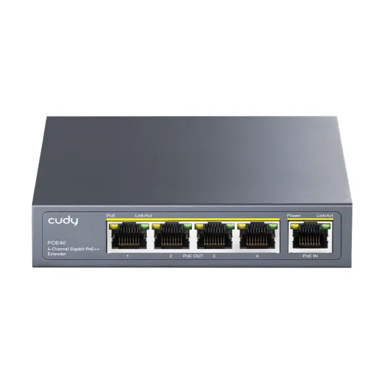 PoE-розширювач 5-портовий Cudy POE40 1 порт PoE++ гігабітний 60W (73-00501) Киев