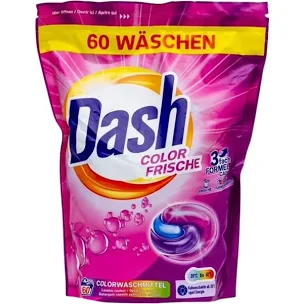 Капсули для прання кольорових речей Dash Color Frische 60 шт Київ