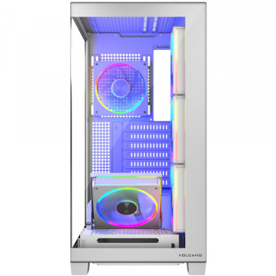 Корпус Modecom VOLCANO STELLAR ARGB MIDI 5x120mm fans WHITE (AT-STELLAR-5F-ARGB-20) Вінниця - фото 2