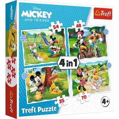 Пазл Trefl Mickey&amp;friends Хороший день (35, 48, 54, 70) елемента (5900511346046) Вінниця