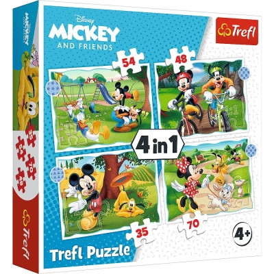 Пазл Trefl Mickey&friends Хороший день (35, 48, 54, 70) элемента (5900511346046) Винница - изображение 1