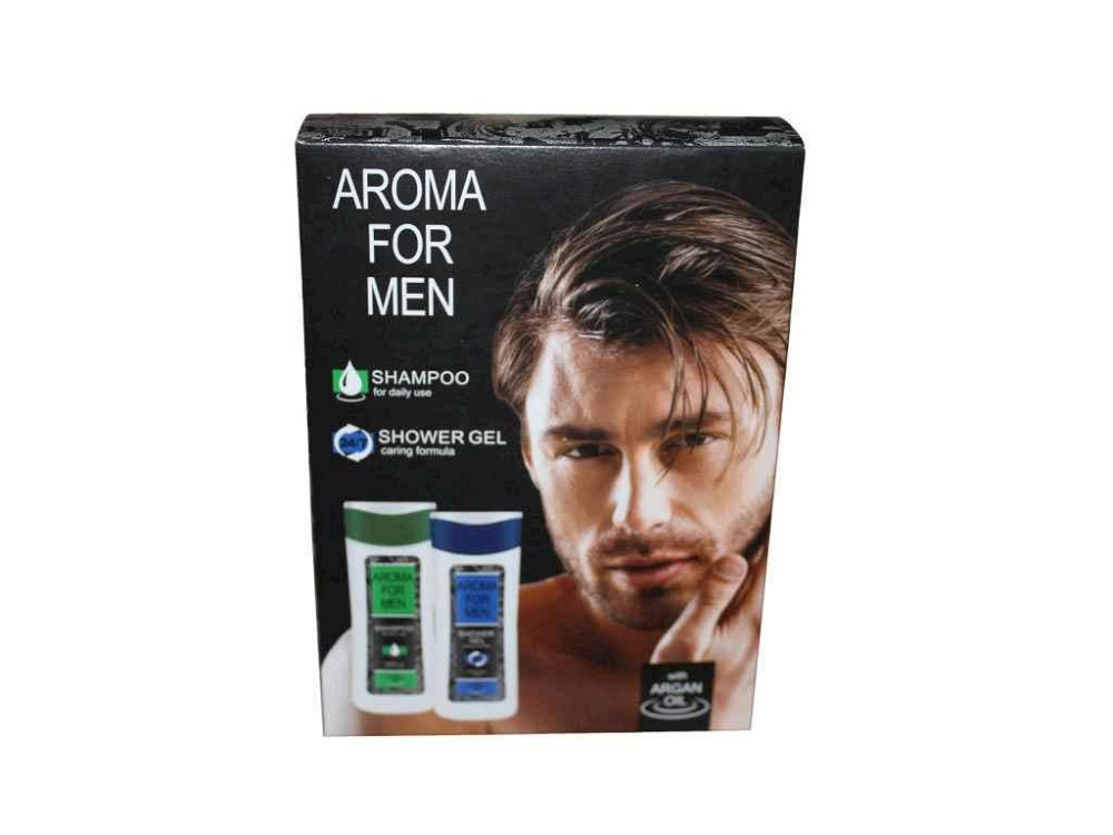 Подарунковий набір FOR MEN - ШампуньГель/душ ТМ AROMA Київ - фото 1