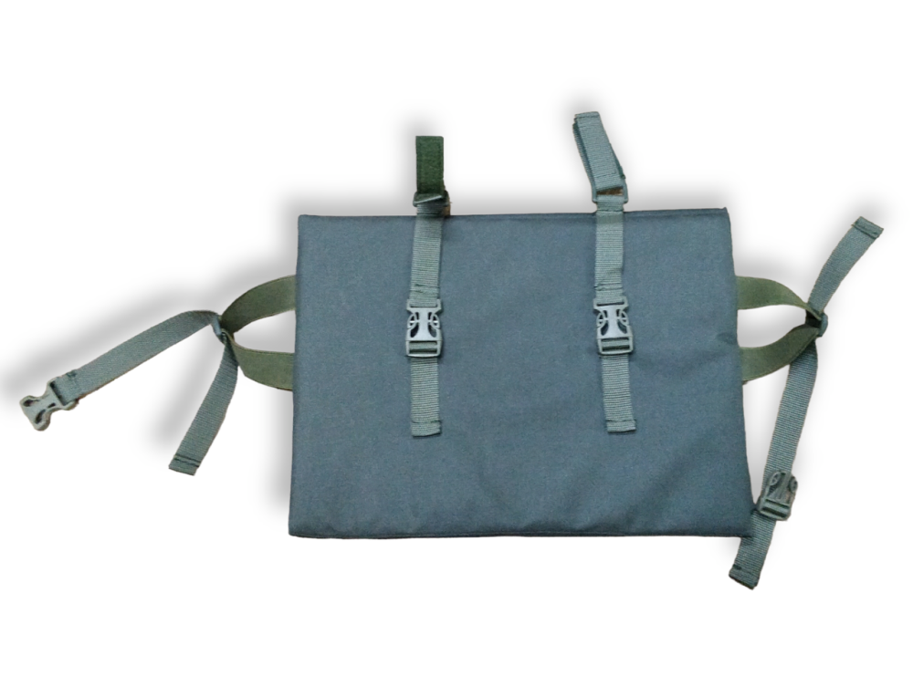 Сидушка підвійна каремат тактичний з кріпленням на РПС бронь і пояс складна олива Одеса - фото 4