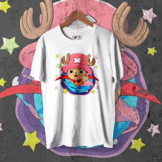 Футболка чоловіча з  принтом Ван Пис Chopper WE Розмір 48 Anime0222 Дніпро