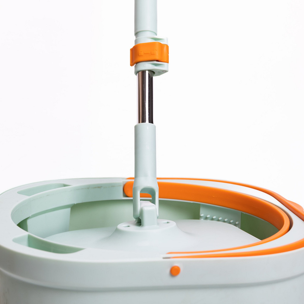 Професійний набір для прибирання з шваброю і відром, зелений Київ - фото 10