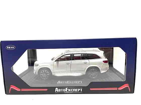 Машинка металева АвтоЕксперт Mercedes-Benz GLS 1:24 світло/звук Біла (GT-1076) Чернігів