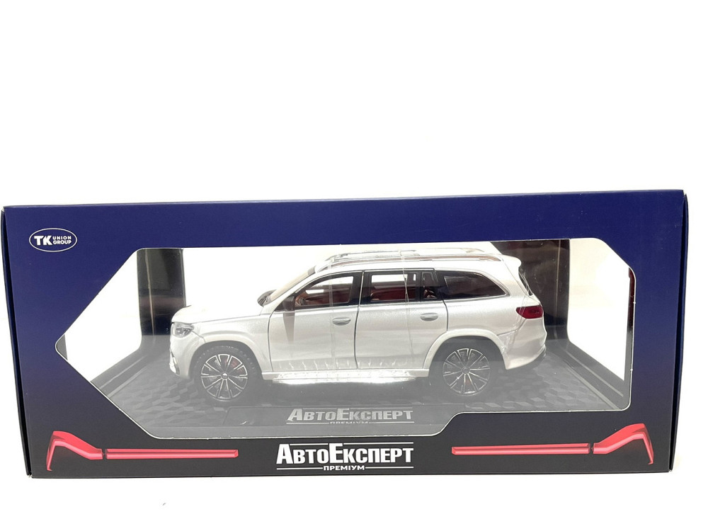 Машинка металева АвтоЕксперт Mercedes-Benz GLS 1:24 світло/звук Біла (GT-1076) Чернігів - фото 3