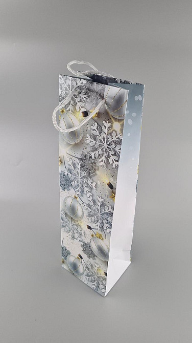 Пакет новогодний  бумажный под  бутылки-024 (12 шт) Харьков - изображение 1