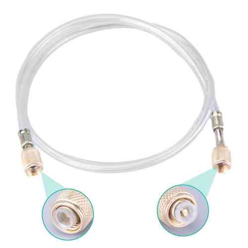 Заправний шланг для фреону R410 R22 0.9м 1/4-1/4 прозорий, кондиціонери та холодильники Київ