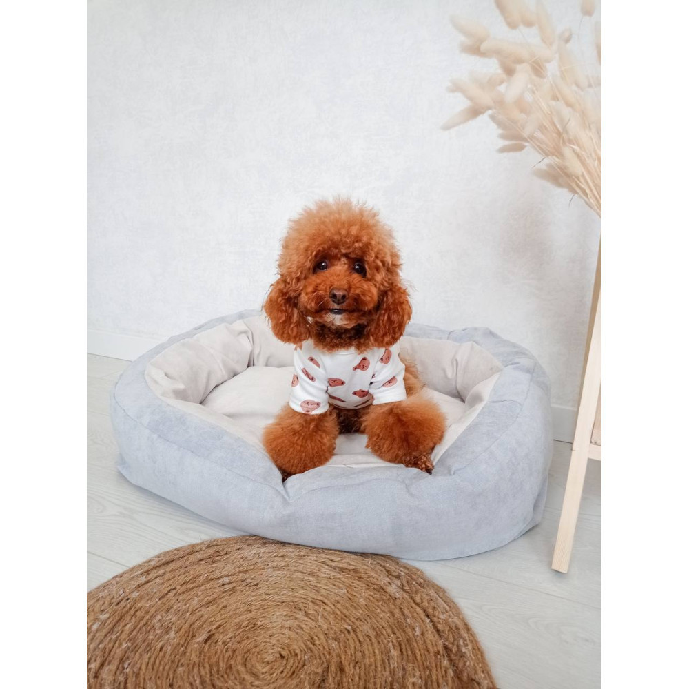 Лежак для собак и кошек Incor Donut серый XL (100см) Киев - изображение 7