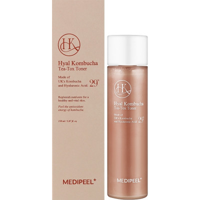 Тоник для лица Medi-Peel Hyal Kombucha Tea-Tox Toner Для повышения эластичности кожи 150 мл (8809409342474) Винница - изображение 2