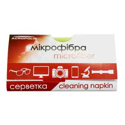 Салфетки Acropolis A-90/07 microfiber 19*17см random color, поштучно (A90-07) Винница
