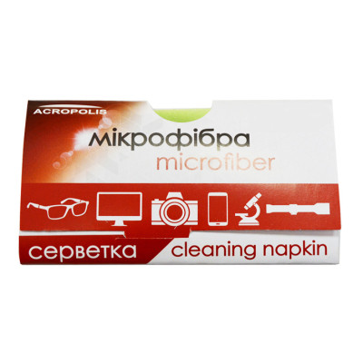 Салфетки Acropolis A-90/07 microfiber 19*17см random color, поштучно (A90-07) Винница - изображение 1