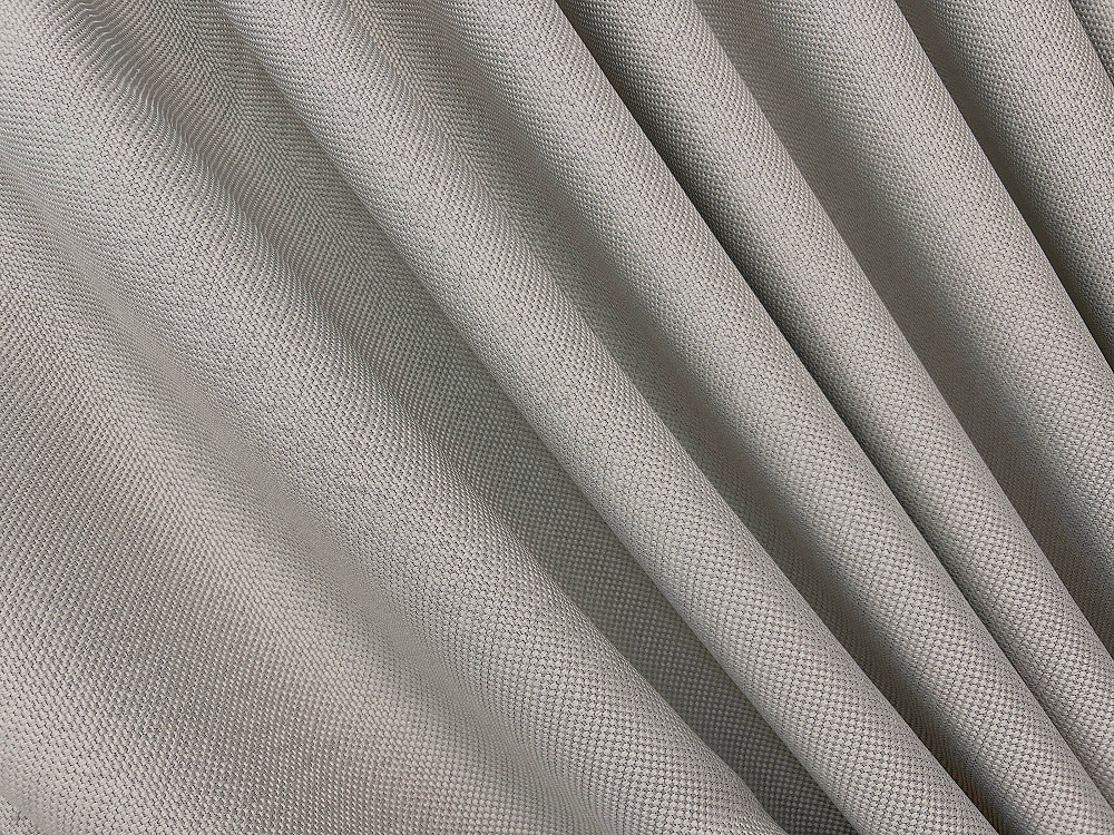 Комплект штор VR-Textil Льон Мішковина 100х270 2шт і Тюль 300х270 867ш-1708т Світло-сірий з білим 71-181/1 Київ - фото 6