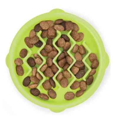 Посуда для собак Outward Hound Миска-лабиринт Fun Feeder волна XS салатовая (0700603697170) Винница