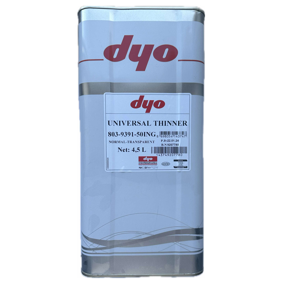 Розчинник (нормальний) для акрилових продуктів та базовий (для металіків) 4,5л Dyo Київ - фото 1