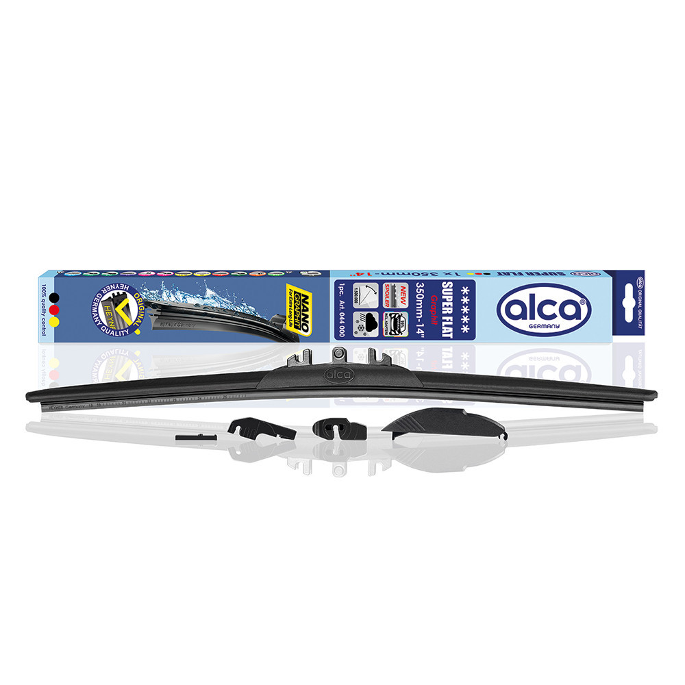 Щітка склоочисника (двірник) безкаркасна "Super Flat" 350мм Alca, 044000 Київ - фото 1