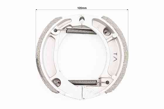 Гальмівні колодки задні к-кт, 105мм (пружини під кутом) Киев
