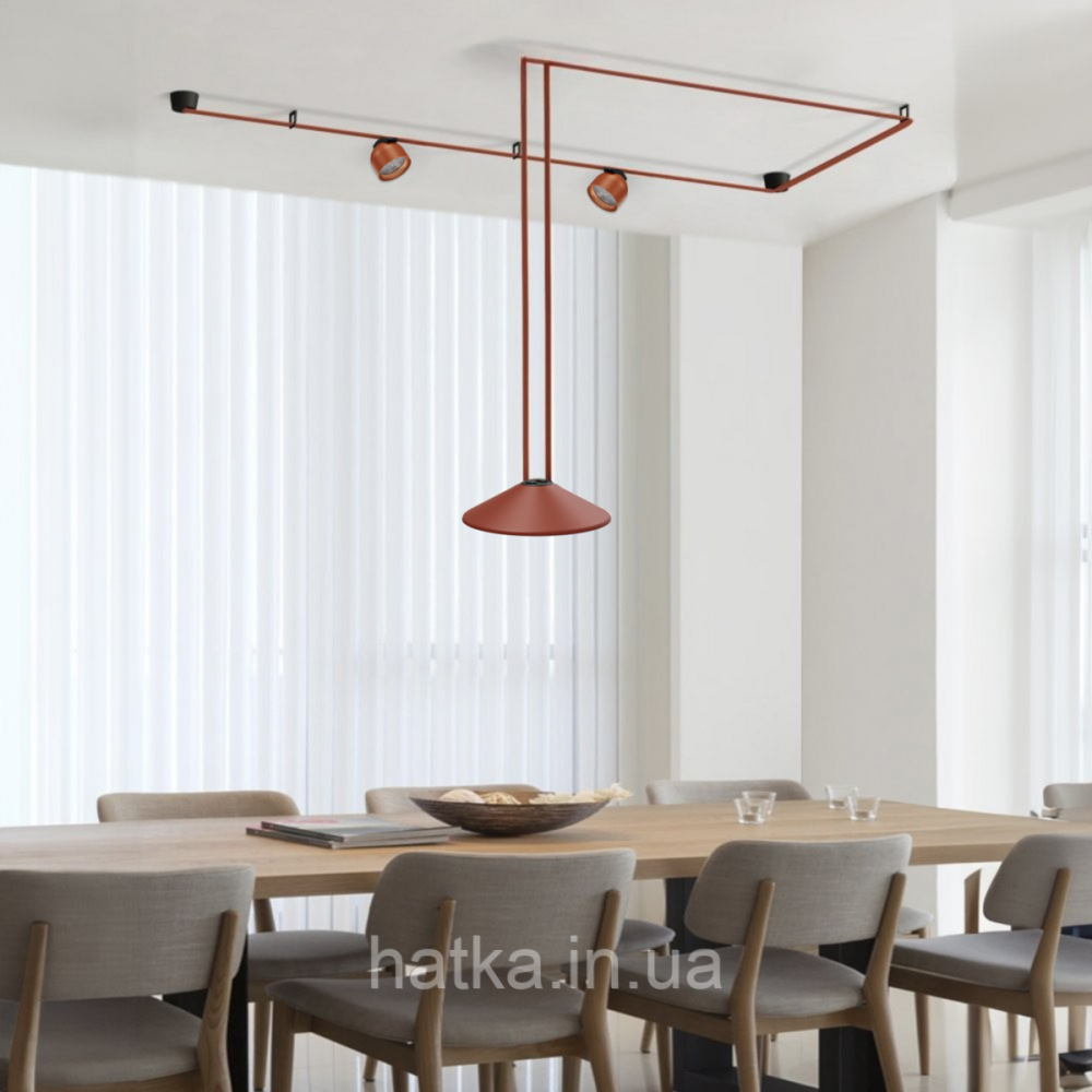 Дизайнерські підвісні треки - трансформери Коричневий VALESO Композиція - 15 Київ - фото 1