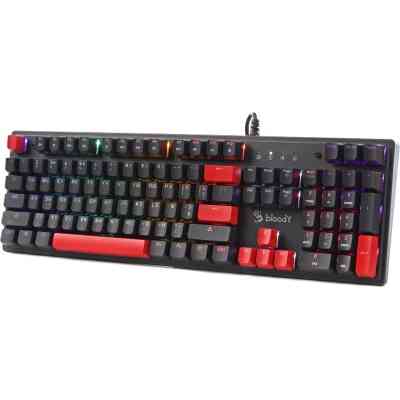Клавіатура A4Tech Bloody S525N RGB BLMS Red Switch USB Fire Black (4711421002066) Вінниця